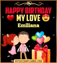 GIF Happy Birthday Love Kiss gif Emiliana
